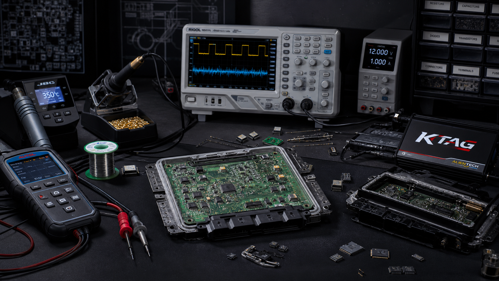Laboratorio de electrónica automotriz DeniKey